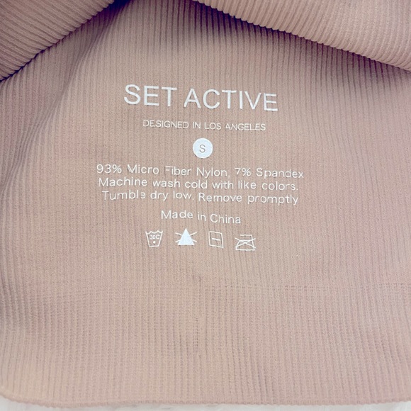 Set Active Sculpt Flex Box Cut Bra Top - Picture 5 of 5